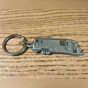 Airstream RV Metal Keychain - Silver